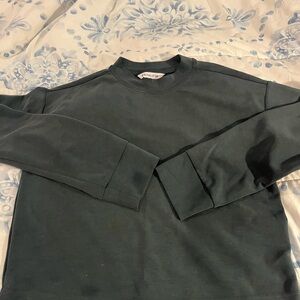 Athleta Forest Green Crew Neck Top